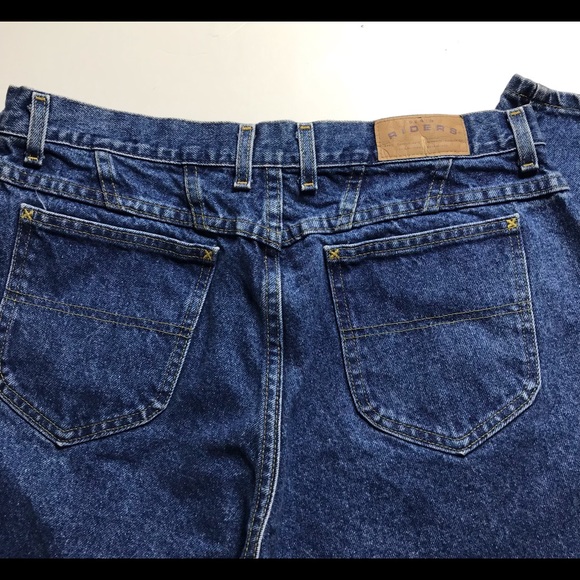 Women’s Vintage Riders By Lee Tapered Jeans Medium Wash Size 18 Union Made Pants - Picture 3 of 9